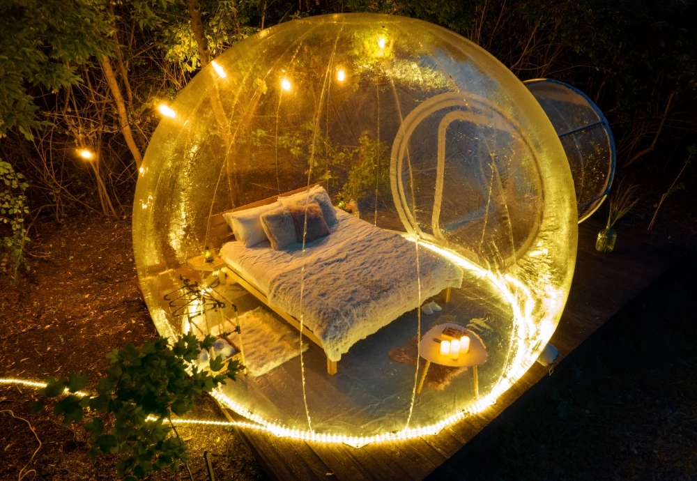 bubble tent party